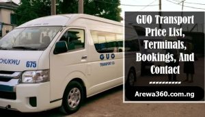 GUO Transport Price List, Terminals, Bookings, and Contact Information